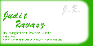 judit ravasz business card